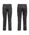 Pantalón ecológico de trabajo, elástico y multibolsillos color negro
