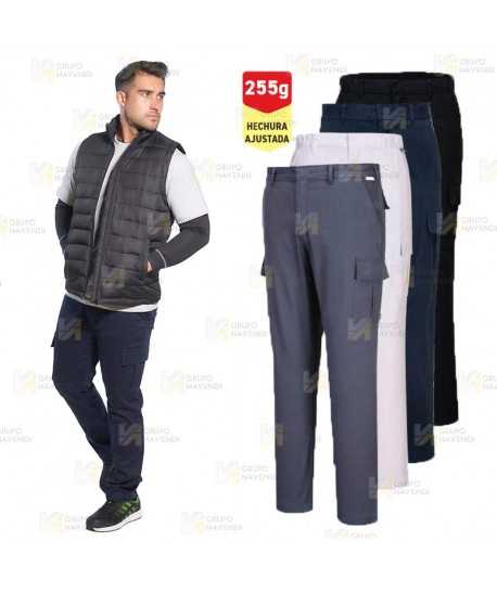 Pantalón ecológico de trabajo, elástico y multibolsillos