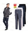Pantalón ecológico de trabajo, elástico y multibolsillos