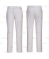 Pantalón ecológico de trabajo, elástico Slim color blanco