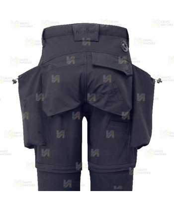 Pantalón laboral desmontable 3 en 1, multibolsillos con refuerzos