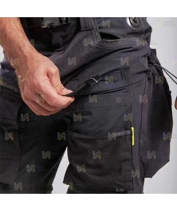 Pantalón laboral desmontable 3 en 1, multibolsillos con refuerzos