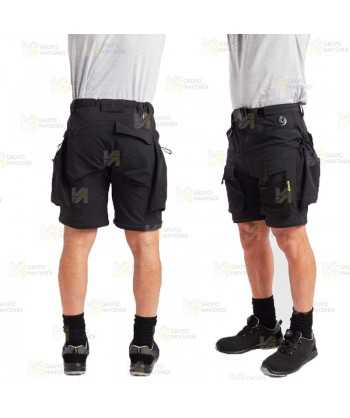 Pantalón laboral desmontable 3 en 1, multibolsillos con refuerzos