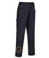 Pantalón multibolsillos con rodilleras para mujer color azul negro