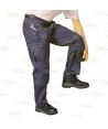 Pantalón multibolsillos con refuerzos y rodilleras color azul marino