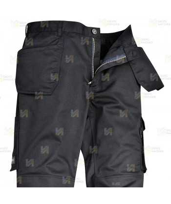 Pantalón laboral multibolsillos muy grueso y con rodilleras