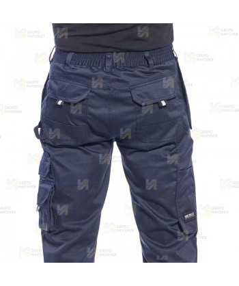 Pantalón laboral multibolsillos muy grueso y con rodilleras