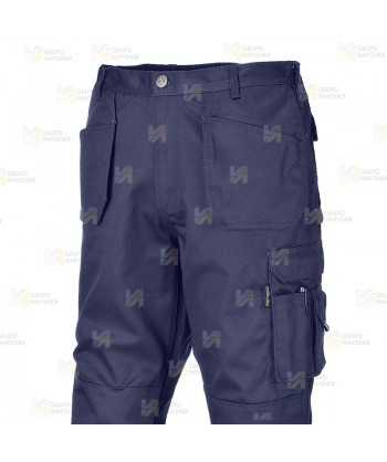 Pantalón laboral multibolsillos muy grueso y con rodilleras