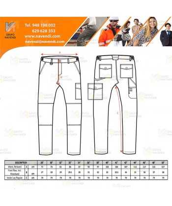 Pantalón multibolsillos con bolsillos para rodilleras