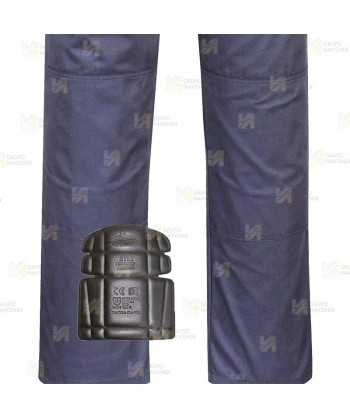 Buzo con bolsillos para rodilleras color azul marino