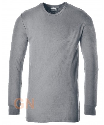 Camiseta térmica de manga larga gris
