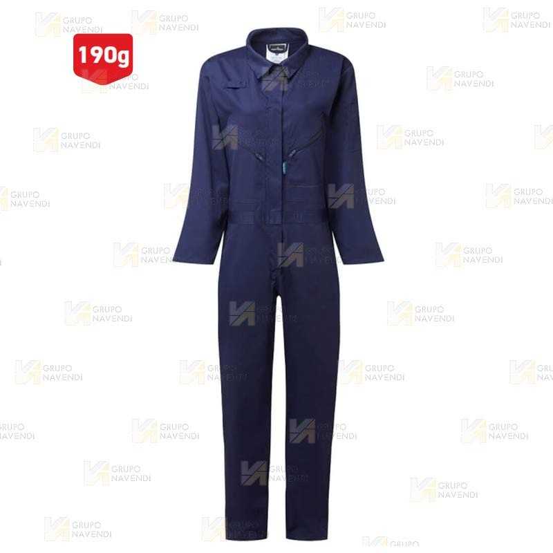 Buzo económico ligero color azul marino para mujer