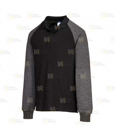 Polo con mangas resistentes a cortes