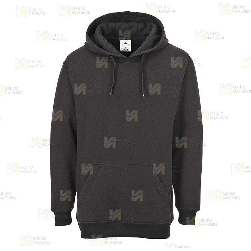 Sudadera muy gruesa con capucha color negro