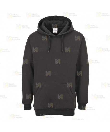 Sudadera muy gruesa con capucha color negro