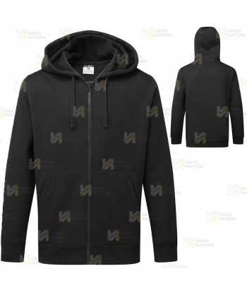 Chaqueta sudadera muy gruesa con capucha color negro