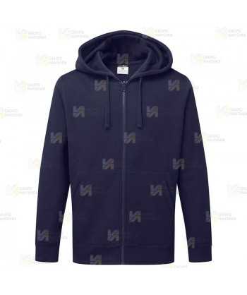 Chaqueta sudadera muy gruesa con capucha color azul marino