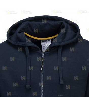 Chaqueta sudadera muy gruesa con capucha color azul marino