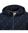 Chaqueta sudadera muy gruesa con capucha color azul marino