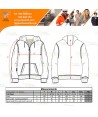 Chaqueta sudadera muy gruesa con capucha color negro
