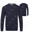 Sudadera ecológica de cuello redondo color negro