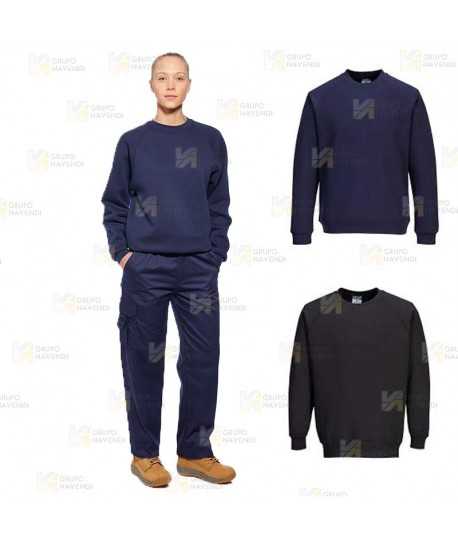 Sudadera gruesa de cuello redondo para mujer