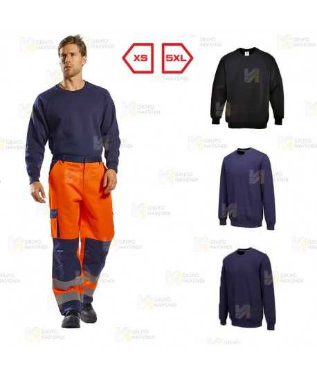 Sudadera gruesa de cuello redondo