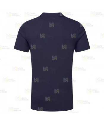 Polo de manga corta ecológico color azul marino