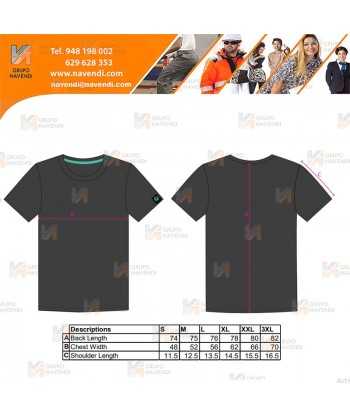 Camiseta de manga corta ecológica