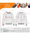 Sudadera de cuello redondo ESD antiestática