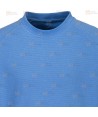 Sudadera de cuello redondo ESD antiestática color celeste