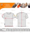Camiseta ESD antiestática de manga corta color blanco