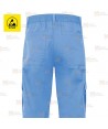 Pantalón ESD antiestático color celeste para mujer