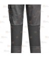 Pantalón ajustado de cocina, elástico y altamente transpirable  color negro
