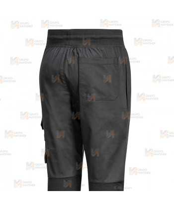 Pantalón ajustado de cocina, elástico y altamente transpirable  color negro