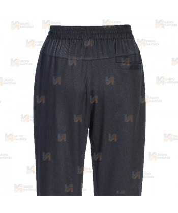 Pantalón ajustado de cocina, elástico y altamente transpirable  color negro