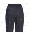 Pantalón ajustado de cocina, elástico y altamente transpirable  color negro