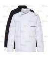 Chaqueta de cocina altamente transpirable de manga larga