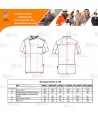 Chaqueta de cocina altamente transpirable de manga corta
