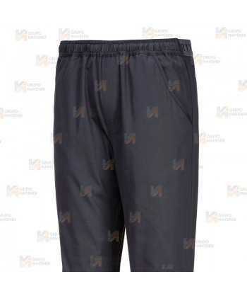 Pantalón ajustado de cocina altamente transpirable color negro