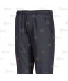 Pantalón ajustado de cocina altamente transpirable color negro