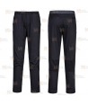 Pantalón ajustado de cocina altamente transpirable color negro