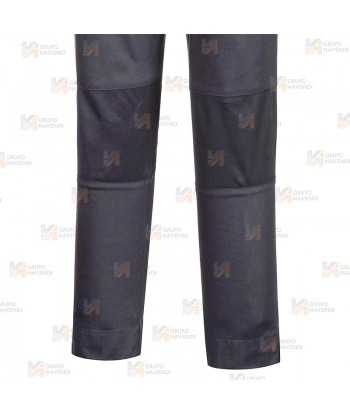 Pantalón ajustado de cocina altamente transpirable color negro