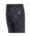 Pantalón de cocina, transpirables con elásticos y cordón color negro