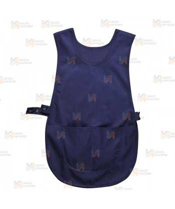 Casulla ajustable con corchetes y bolsillos color azul marino