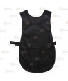 Casulla ajustable con corchetes y bolsillos color negro