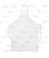 Delantal alimentario con peto largo de PVC