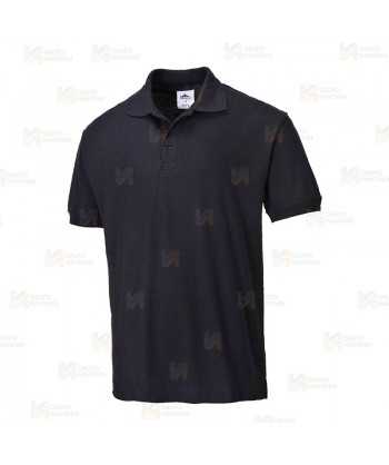 Polo de manga corta color marino oscuro