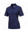 Polo de manga corta para mujer color azul marino