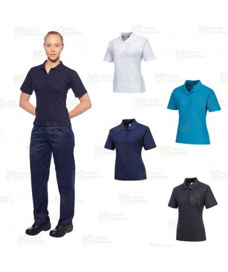 Polo de manga corta para mujer